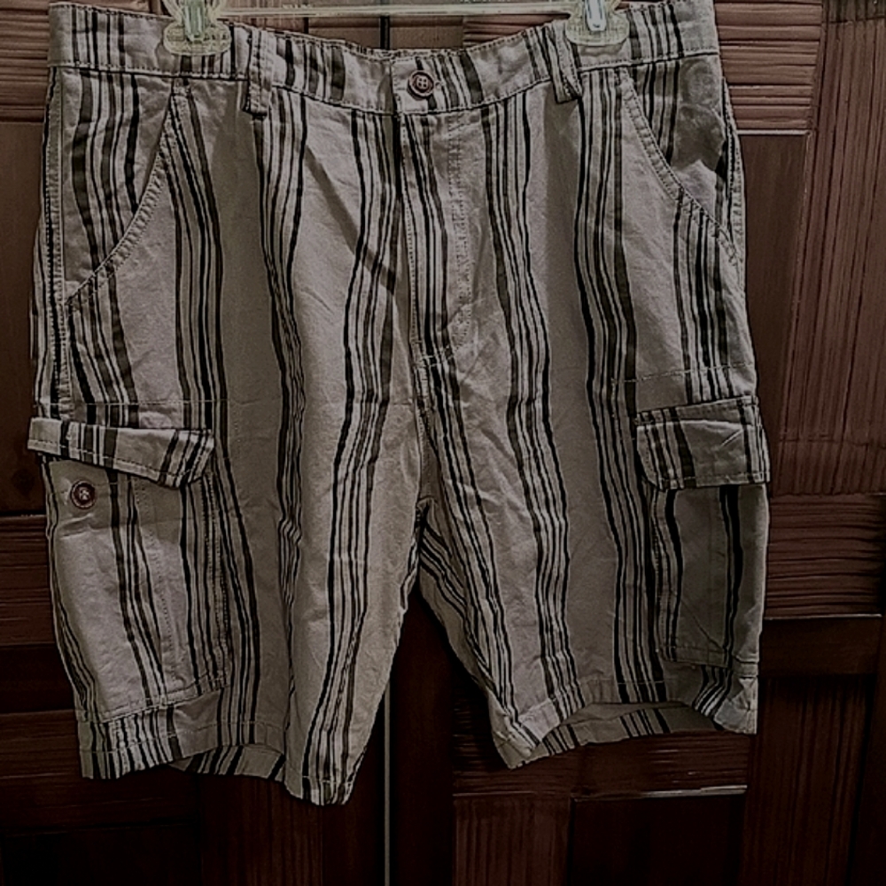 Striped Gray Men's Shorts